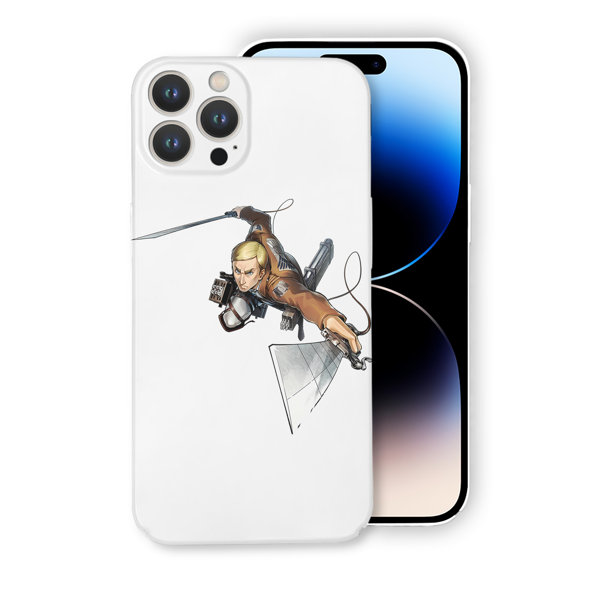（画像用） 進撃の巨人 エルヴィン・スミス Attack on Titan Erwin Smith 【iPhone 14シリーズ対応】ハードケース